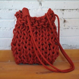 SENALLA DE CUERDA ROJA-NEGRO - NIEBLA MODA