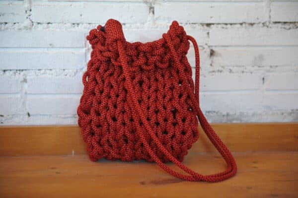 SENALLA DE CUERDA ROJA-NEGRO - NIEBLA MODA
