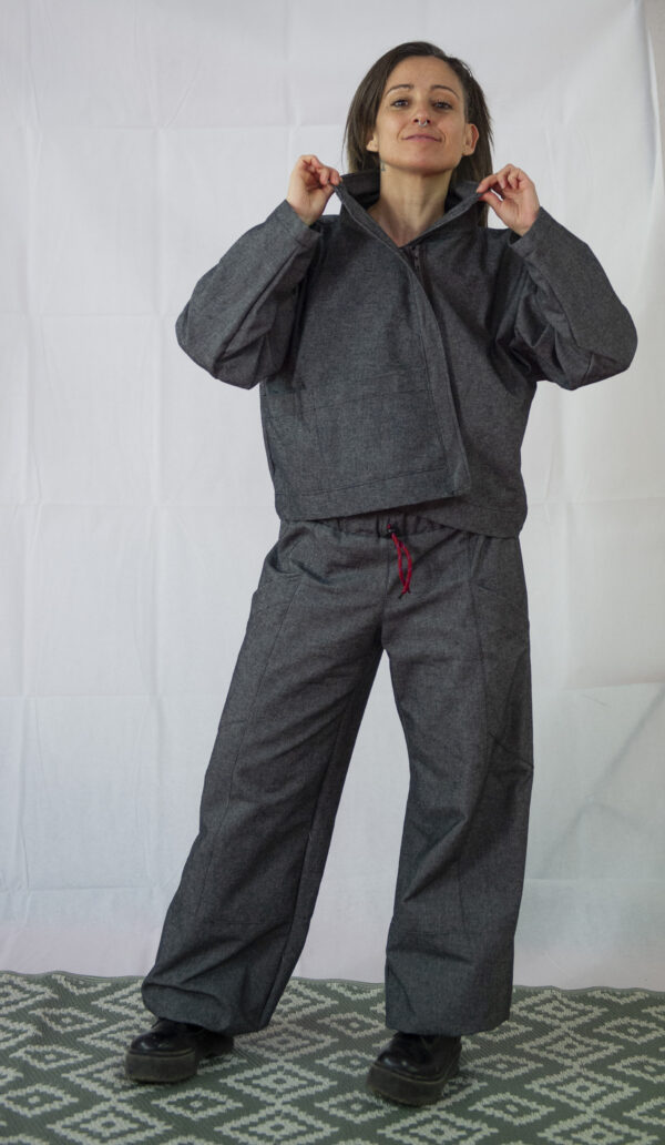 CHAQUETA TEJANO NEGRO