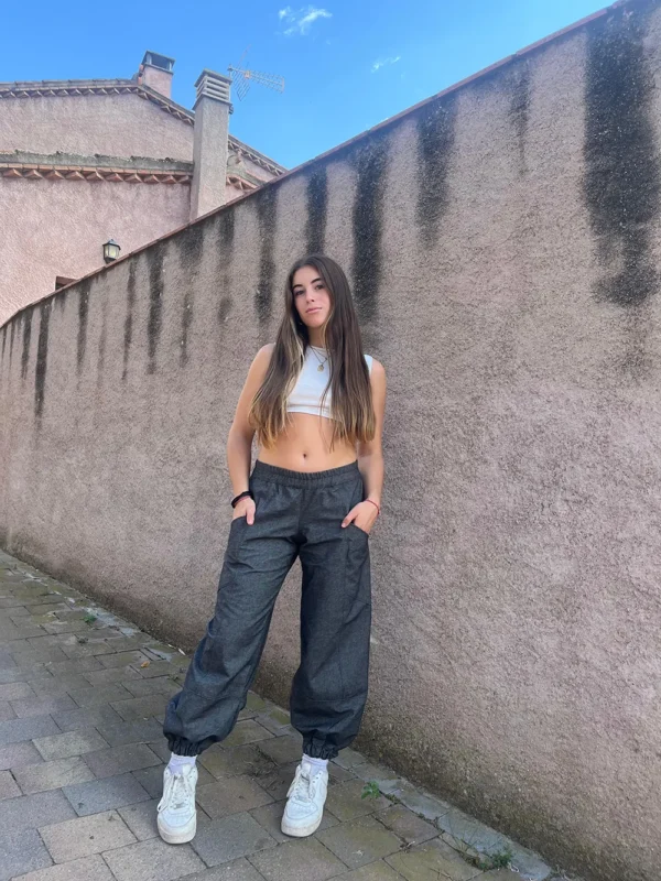 PANTALONES TEJANO NEGRO - Imagen 5