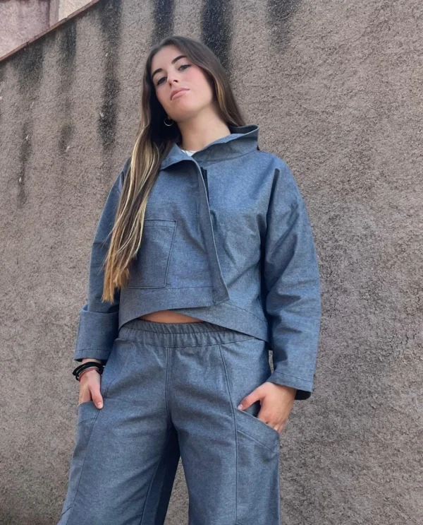 CHAQUETA TEJANO AZUL (Còpia) - Imagen 2