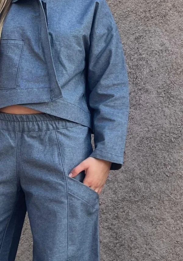 CHAQUETA TEJANO AZUL (Còpia) - Imagen 3