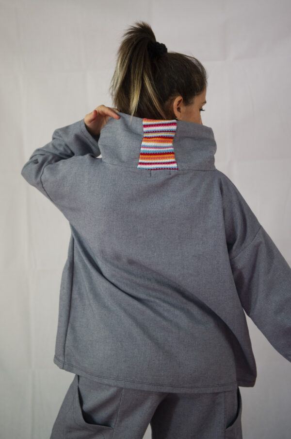 CHAQUETA TEJANO NEGRO (Còpia) - Imagen 3